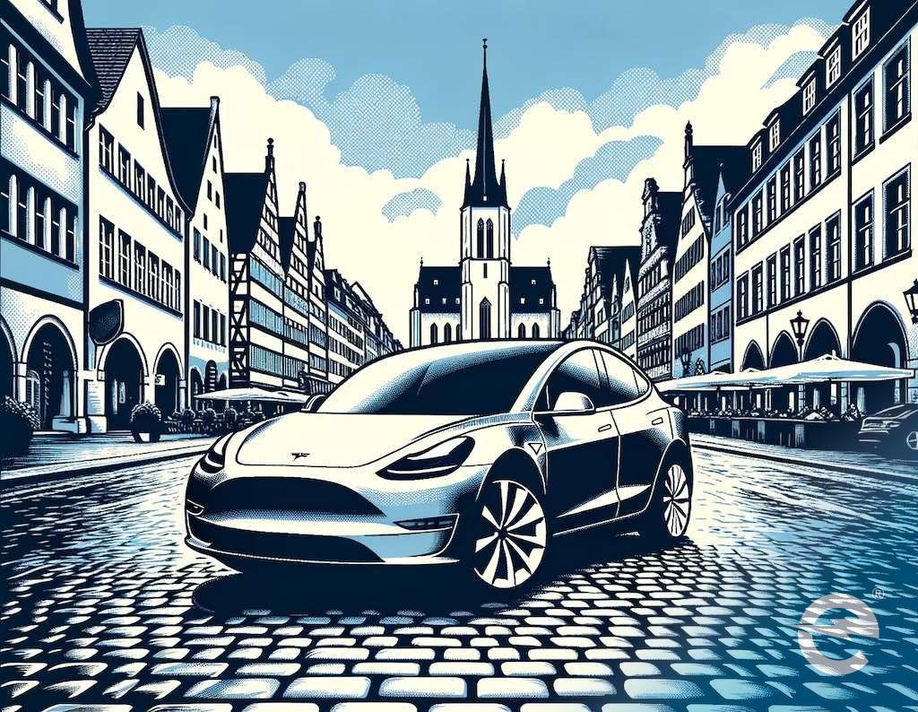 Elektromobilität in Deutschland 2023 Tesla Model Y